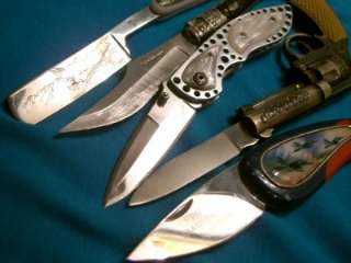   48 KNIFE COLLECTION KNIVES POCKET PENKNIFE OLD VINTAGE GROUP SET CASE