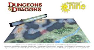 Dungeons Dragons Caves of Chaos Map Game Mat 30x20  