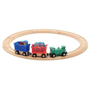 New Wooden Zoo Animal Train Track Set Thomas Train Brio  