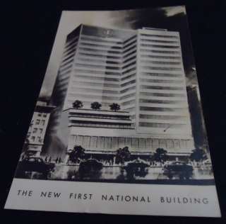 Vintage RP Postcard First National Bank Bldg TULSA OK  