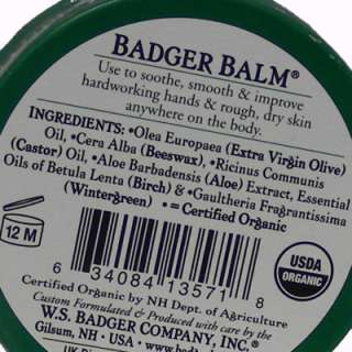Badger Healing Balm Organic By By Badger   2 Ounces  