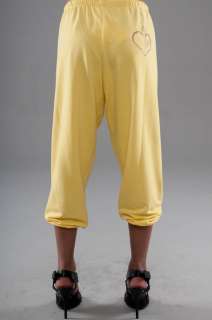 BABY PHAT HIP HOP TRACKSUIT BOTTOM YELLOW A2C00021  