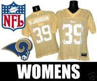 ST LOUIS RAMS WOMENS NFL JERSEY STEVEN JACKSON medium y  