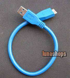 30cm USB 3.0 Male Type A to Micro B Plug Super Speed Cable Adapter 