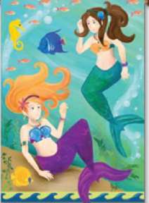 Mermaids Under the Sea Garden Size Flag PR 51226  