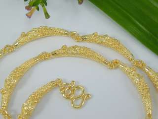 UNIQUE EAST INDIA STYLE 22k 24k Gold gp Thai Necklace 17  