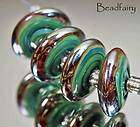 bf golden seafoam discs handmade lampwork 7 beads sra buy