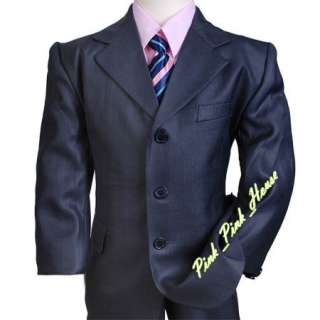 P207 54 Boy Gray Formal Tuxedo Suit Wedding 5 6Years  