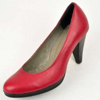 Klassische Pumps in rot, Andrea Conti, echt Leder  Schuhe 