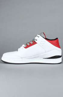 Diamond Supply Co. The Marquise Sneaker in White and Red Leather 