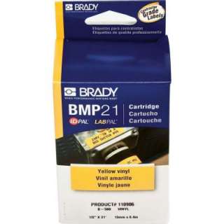 BMP21 Cartridge, 1/2 Inch , Nylon Cloth , Black on White M21 500 499 