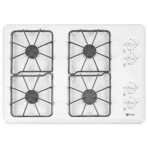 Maytag 30 in. Deep Recessed Gas Cooktop in White MGC4430BDW at The 