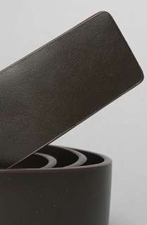 Burton The Icon Leather Belt in Mocha  Karmaloop   Global 