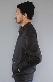 HUF The Waxed Canvas Bomber in Black  Karmaloop   Global Concrete 