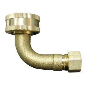   in. Brass Compression x GH Dishwasher Adapter A158A 