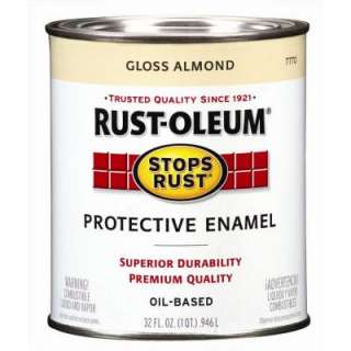 Stops Rust 32 oz. Almond Gloss Protective Enamel Paint 7770502 at The 