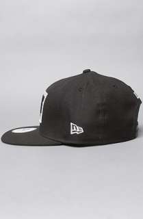 Crooks and Castles The New Era Core Logo Snapback Hat in Black 