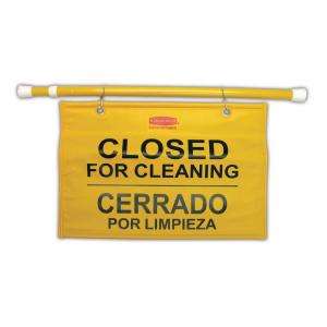 Rubbermaid Commercial Products Site Safety Hanging Sign with Multi 