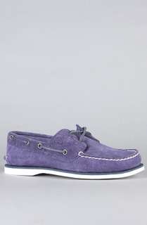 Timberland The Timberland Icon Classic 2Eye Boat Shoe in Purple Suede 