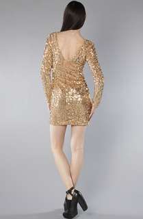 Motel The Gabby Sequin Dress in Skin  Karmaloop   Global Concrete 