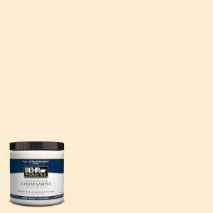BEHR Premium Plus 8 oz. Opal Cream Interior/Exterior Paint Tester 