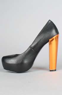 Matiko Shoes The Lori Shoe in Black and Orange  Karmaloop 