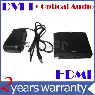 DVI/Optical Audio/Coaxial Audio to HDMI Converter Box  