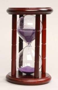 15 Min Hourglass   Cherry Stand/Purple Sand   6.5