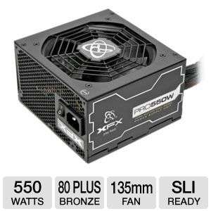 XFX P1550SXXB9 Core Edition Power Supply   550W, 80 Plus Bronze 