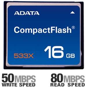 ADATA CF 533X ACF16G533X R Flash Memory Card   16GB 