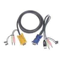 Iogear   G2L5305U   15 Foot USB KVM Cable with Audio for GCS1758/1732 