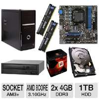MSI 760GM E51(FX) AMD 760 Socket AM3+ Motherboard and AMD FX 8120 3.10 