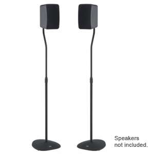 VuePoint HTBS Adjustable Speaker Stands   Black 