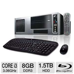 CybertronPC Firebox TMCMI1120A Media Center PC   Intel Core i3 540 3 