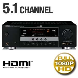 Yamaha RX V463 Home Theater Receiver   5.1 Channel, 1080p, 2x HDMI 