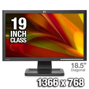 HP LE1851w 19 Class Widescreen LCD Monitor   10001 Native, 5ms, VGA 