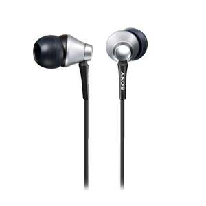 Sony MDR EX75SLV Earbud Headphones   Silver 