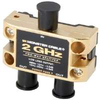 Click to view Monster TGHZ 2RF Low Loss RF Splitters   2 GHz, 2 Way