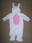   Infant Easter Bunny Rabbit Costume Fleece Jumpsuit Size 3 6 Months