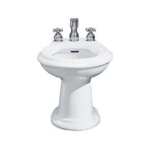   Reminiscence/Enfield Deck Mount Fitting Bidet in White DISCONTINUED