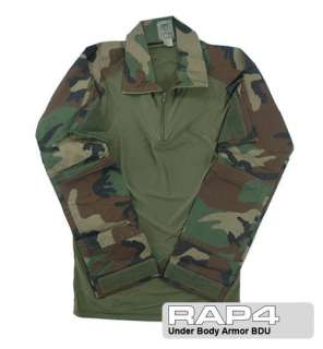 Under Vests And Body Armor BDU (Woodland)   Sizes S 4XL  