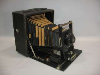   Seneca 8 Folding Film Plate Camera Wollensak Lens Antique New York Old