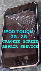 Ipod Touch 2G / 3G Cracked Broken Screen Repair Service  