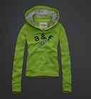 Girls Abercrombie Kids pullover hoodie sweatshirt green size X Large 