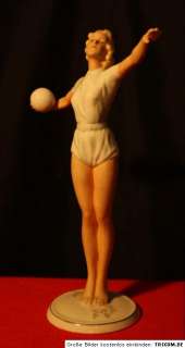 Ballspielerin artdeco Schaubach Kunst 1928 53, 24,5cm  