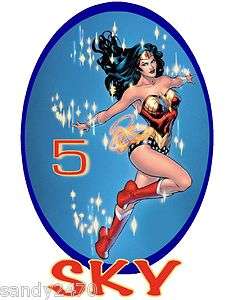 WONDER WOMAN BIRTHDAY T SHIRT and/or FAVORS  