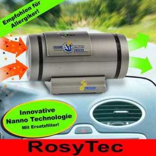   Nano Luftreiniger Ionisator für Auto und Camping 4250149700200  