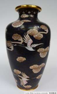 Cloisonné Emaille Vase Japan um 1920 Wohl Fa. Jungfa  
