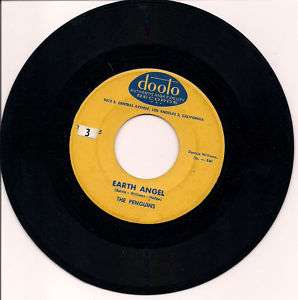 THE PENGUINS EARTH ANGEL/HEY SENORITA 45 RPM DOOTO  