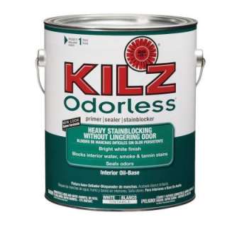 KILZ 1 Gal. Oil Based White Odorless Primer 182409 
